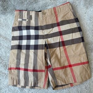 Burberry Beige and Black Plaid Detail